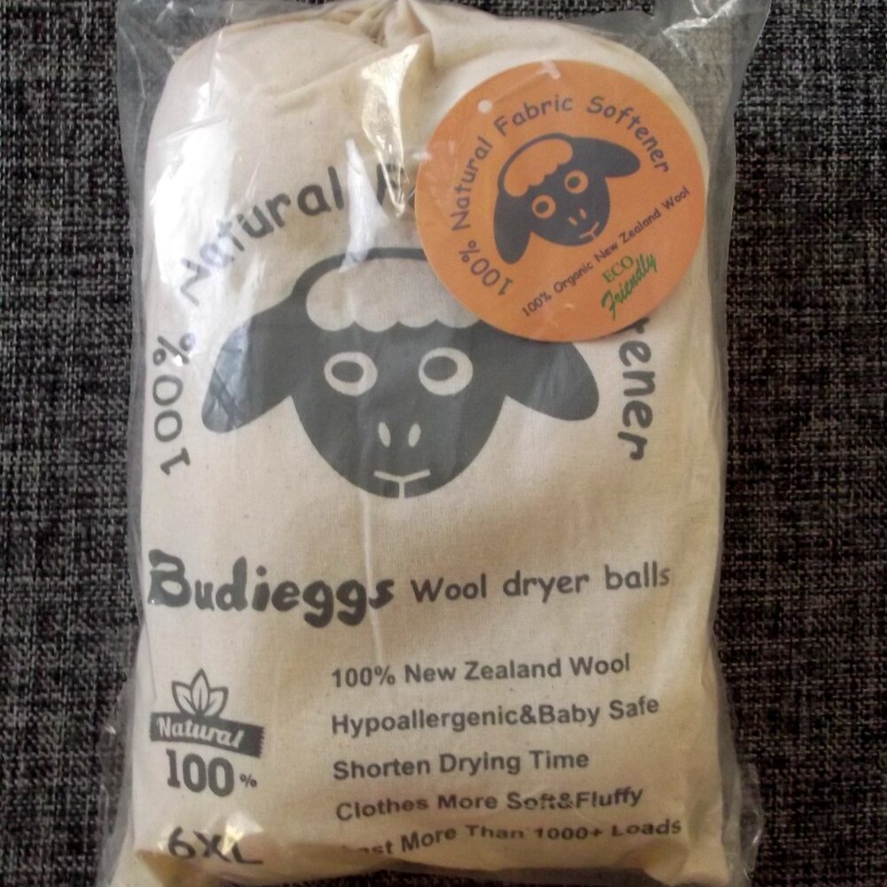 Budieggs wool dryer balls--brand new in package